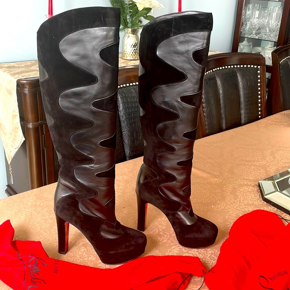 Christian Louboutin knee high boots